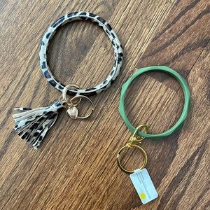NWT Keychain Bangle Bracelets